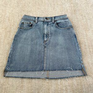 Aritzia Blue Denim Mini Skirt